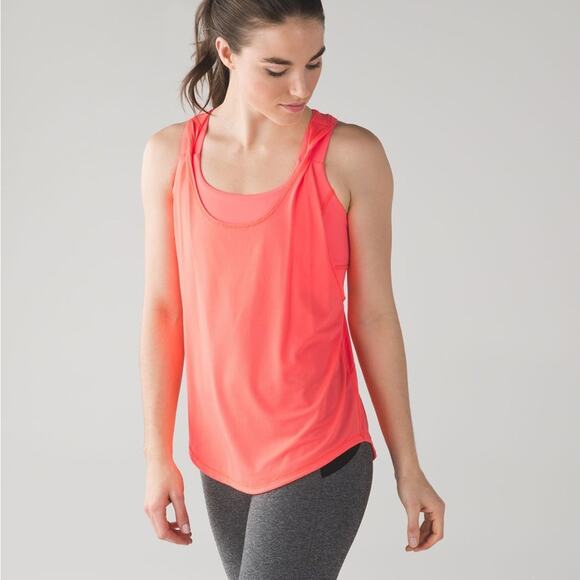 Lululemon Ready & Go Tank Built In Bra Very Light Flare Size 4 - Picture 2 of 6